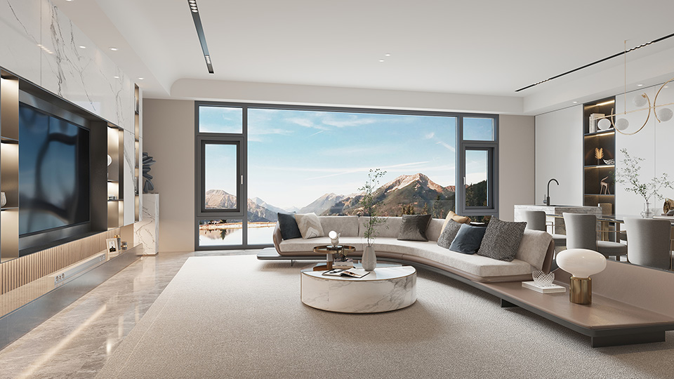 格林時光PRO斷橋平開窗（外開）