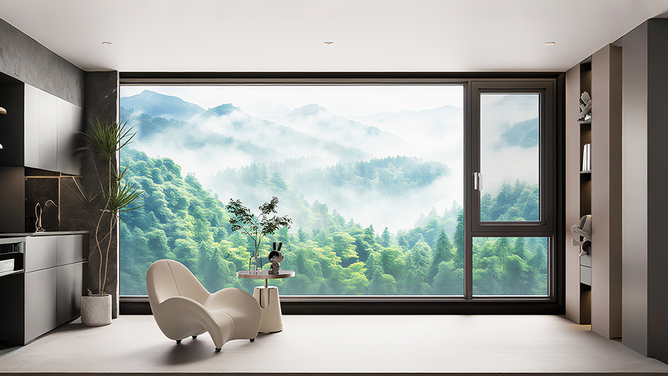 莫奈花園斷橋平開窗（外開）