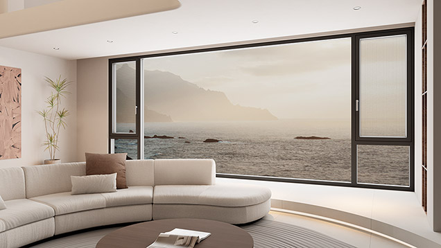 挪威森林斷橋平開窗（雙內(nèi)開）