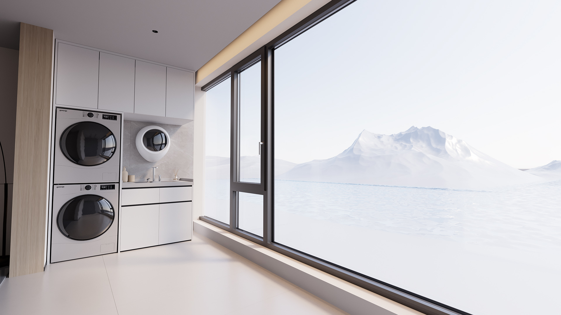 塞納河畔斷橋平開窗（內開）